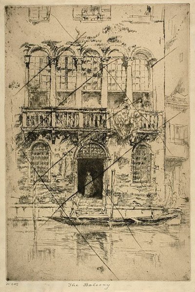 A varanda de James Abbott McNeill Whistler