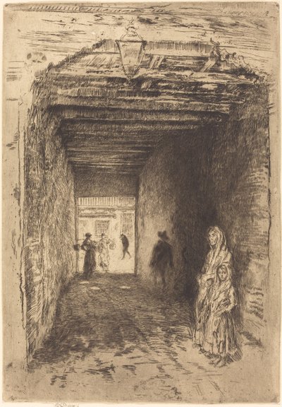 Os mendigos de James Abbott McNeill Whistler