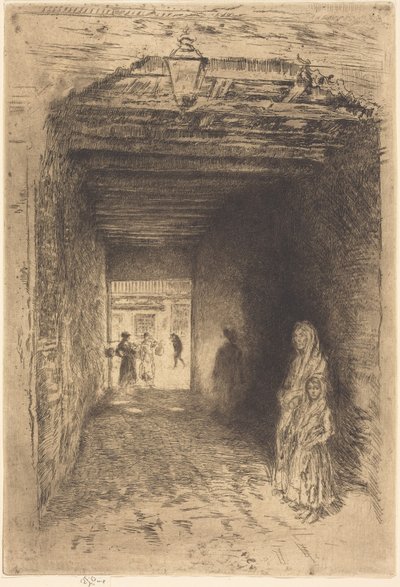 Os mendigos de James McNeill Whistler