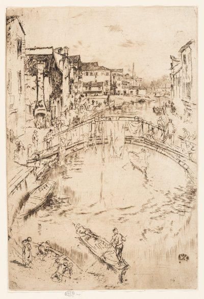 A Ponte, Santa Marta de James Abbott McNeill Whistler