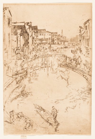 A Ponte, Santa Marta de James Abbott McNeill Whistler
