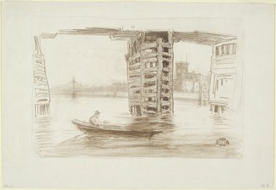 A ponte larga de James Abbott McNeill Whistler