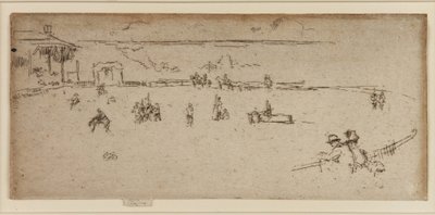 O cavalo bucking, oeste selvagem de James Abbott McNeill Whistler