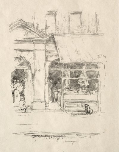 O cão do talhante de James McNeill Whistler