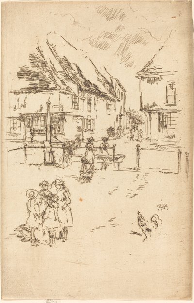 O galo e a bomba de James Abbott McNeill Whistler