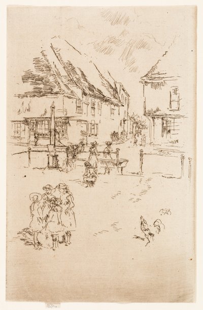 O galo e a bomba de James Abbott McNeill Whistler