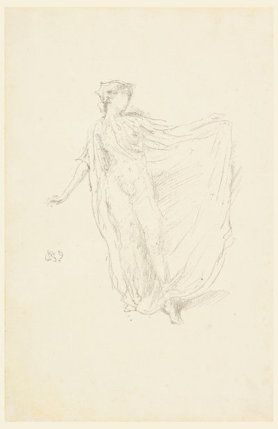 A Menina Dançarina, 1890 de James Abbott McNeill Whistler