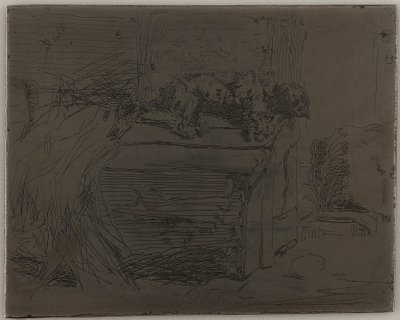 O cão no canil de James Abbott McNeill Whistler
