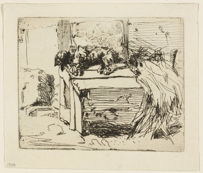 O cão no canil de James Abbott McNeill Whistler