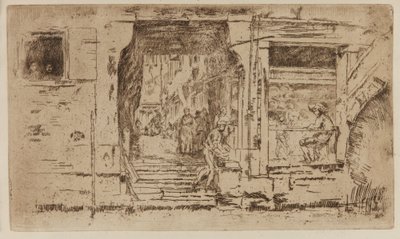 A peixaria, Veneza de James Abbott McNeill Whistler