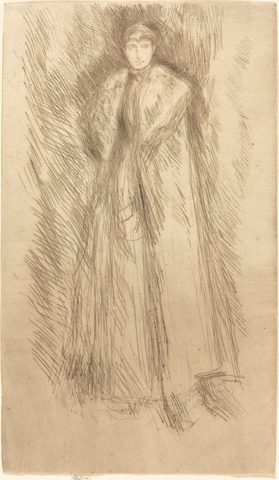 O Manto de Pele de James Abbott McNeill Whistler