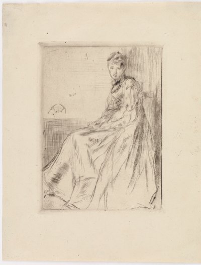 A Carta (Maud, sentada) de James Abbott McNeill Whistler