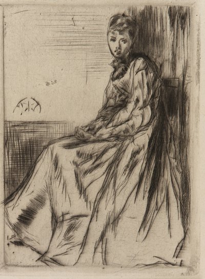 A Carta (Maud, sentada) de James Abbott McNeill Whistler