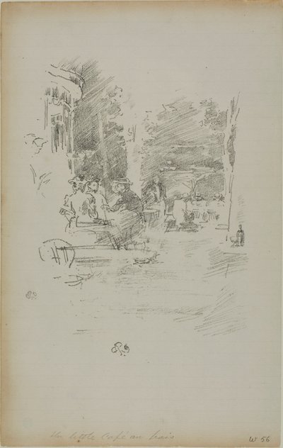 O Pequeno Café au Bois de James McNeill Whistler