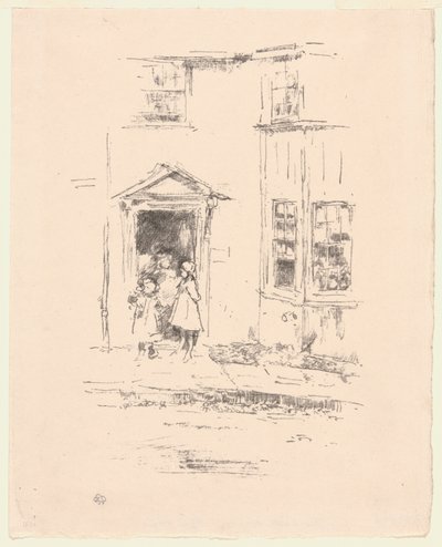 A Pequena Porta, Lyme Regis de James Abbott McNeill Whistler