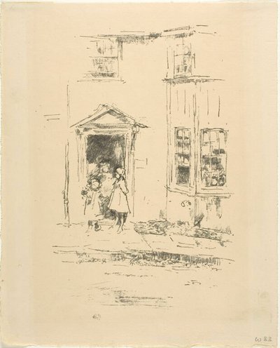 The Little Doorway, Lyme Regis de James McNeill Whistler