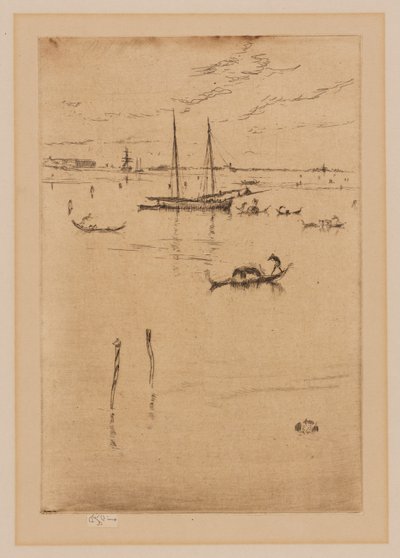 A pequena lagoa de James Abbott McNeill Whistler