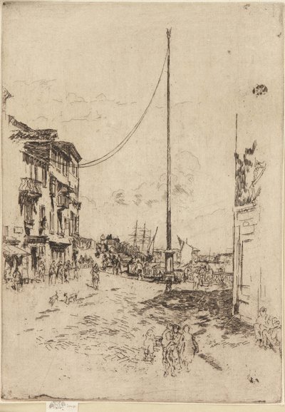 O pequeno mastro de James Abbott McNeill Whistler
