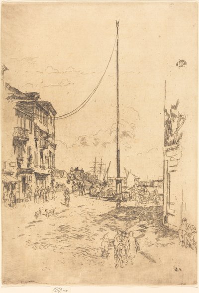 O pequeno mastro de James Abbott McNeill Whistler