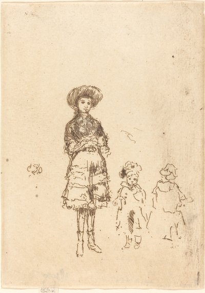 A pequena enfermeira de James Abbott McNeill Whistler