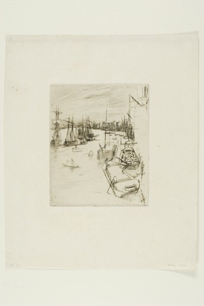 O Pequeno Rotherhithe de James Abbott McNeill Whistler