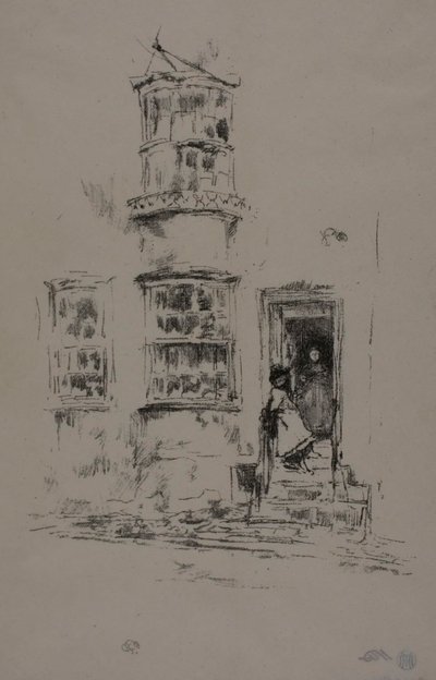 Os Pequenos Passos, Lyme Regis de James Abbott McNeill Whistler