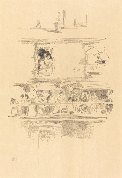 A Varanda Longa de James Abbott McNeill Whistler