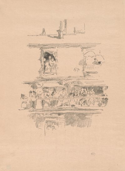 A varanda comprida de James McNeill Whistler