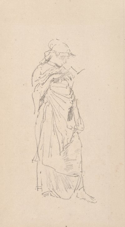 O romance - rapariga a ler de James McNeill Whistler