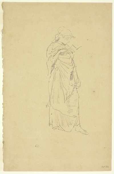 O romance: menina lendo de James Abbott McNeill Whistler