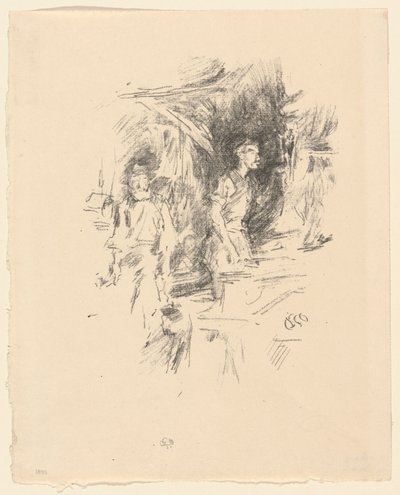 A história do velho ferreiro de James McNeill Whistler