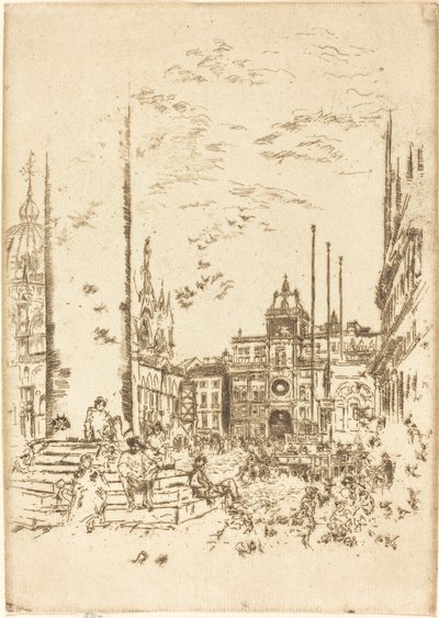 A Piazzeta de James Abbott McNeill Whistler