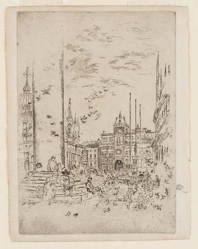 A Piazzeta de James Abbott McNeill Whistler
