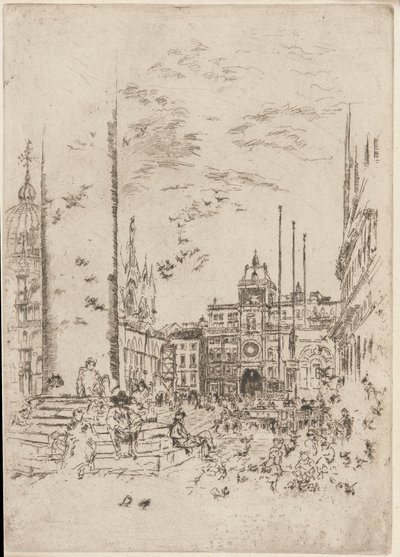 A Piazzeta de James Abbott McNeill Whistler