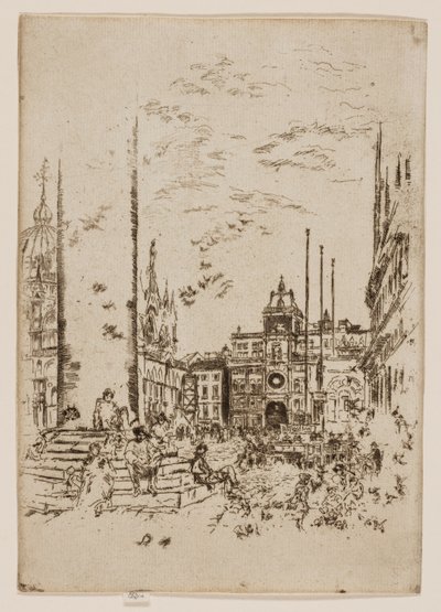 A Piazzeta de James Abbott McNeill Whistler