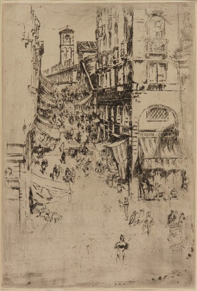 O Rialto de James Abbott McNeill Whistler