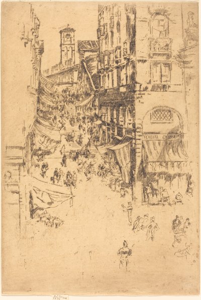 O Rialto de James Abbott McNeill Whistler