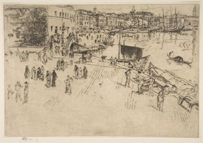 A Riva, n.º 1 de James McNeill Whistler