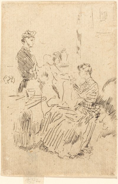 A costureira de James Abbott McNeill Whistler
