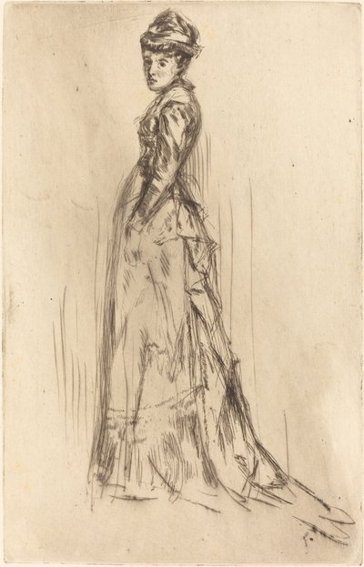O vestido de seda de James Abbott McNeill Whistler
