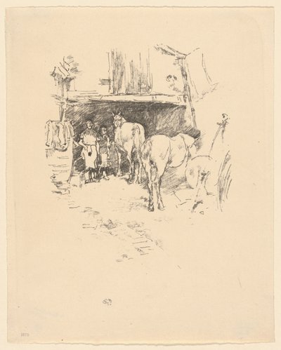 O pátio dos Smith de James McNeill Whistler