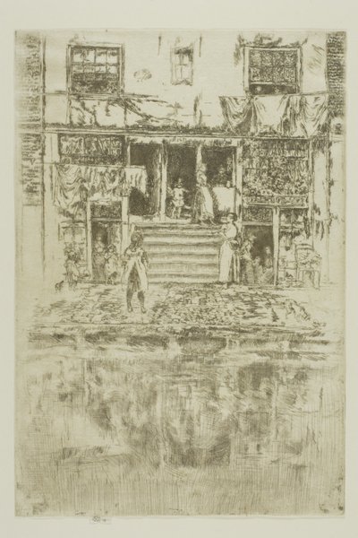 The Steps, Amsterdã de James Abbott McNeill Whistler