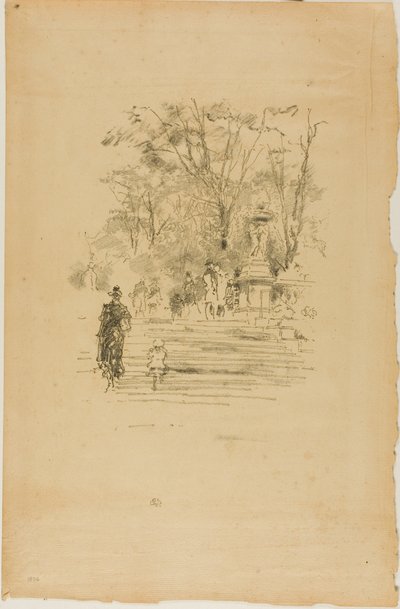 The Steps, Luxemburgo de James Abbott McNeill Whistler