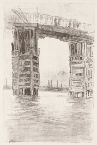 A ponte alta de James McNeill Whistler
