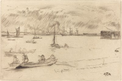 O Tamisa em direção a Erith de James Abbott McNeill Whistler