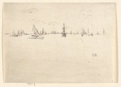 O Navio Turret, do Conjunto Jubilar de James Abbott McNeill Whistler