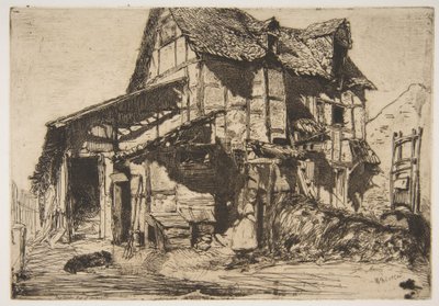 O prédio de habitação inseguro (A velha quinta) de James McNeill Whistler