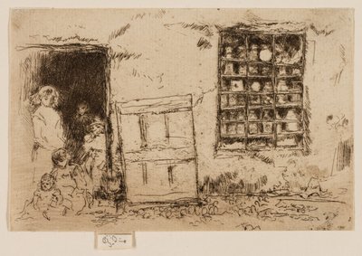 A loja de doces da vila de James Abbott McNeill Whistler