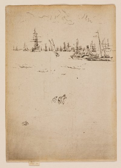 O barco dos visitantes de James McNeill Whistler