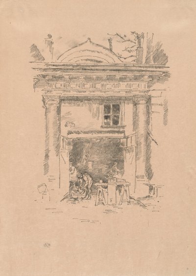 Os Ferreiros, Impasse des Carmélites de James McNeill Whistler